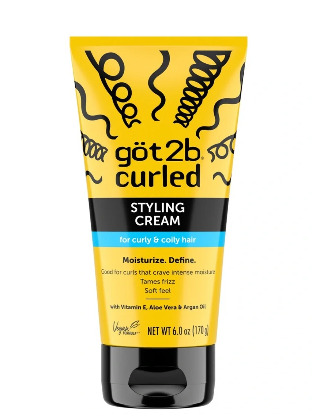 Brand new! $22 TWO bottles of got2b curled styling cream 6 oz each
